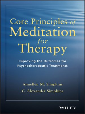cover image of Core Principles of Meditation for Therapy